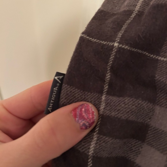 Antigua Texas A&M flannel button down gray - Picture 5 of 5